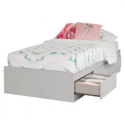 Vito Twin Kids Storage Bed by South Shore -South Shore Shop gray south shore kids beds 10236 1f 1000