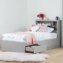 Vito Twin Kids Storage Bed by South Shore -South Shore Shop gray south shore kids beds 10236 4f 1000