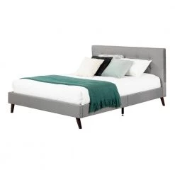 Fusion Medium Gray Full Bed by South Shore -South Shore Shop gray south shore kids beds 12120 44 1000