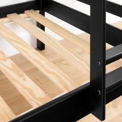 Fakto Matte Black Twin Bunk Bed by South Shore -South Shore Shop matte black south shore bunk beds 11822 1f 1000