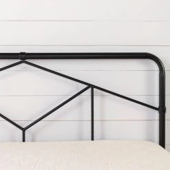 Sazena Matte Black Queen Size Bed 60.75 in. W with Headboard by South Shore 19 Sazena Matte Black Queen Size Bed 60.75 in. W with Headboard by South Shore -South Shore Shop matte black south shore platform beds 12535 44 1000
