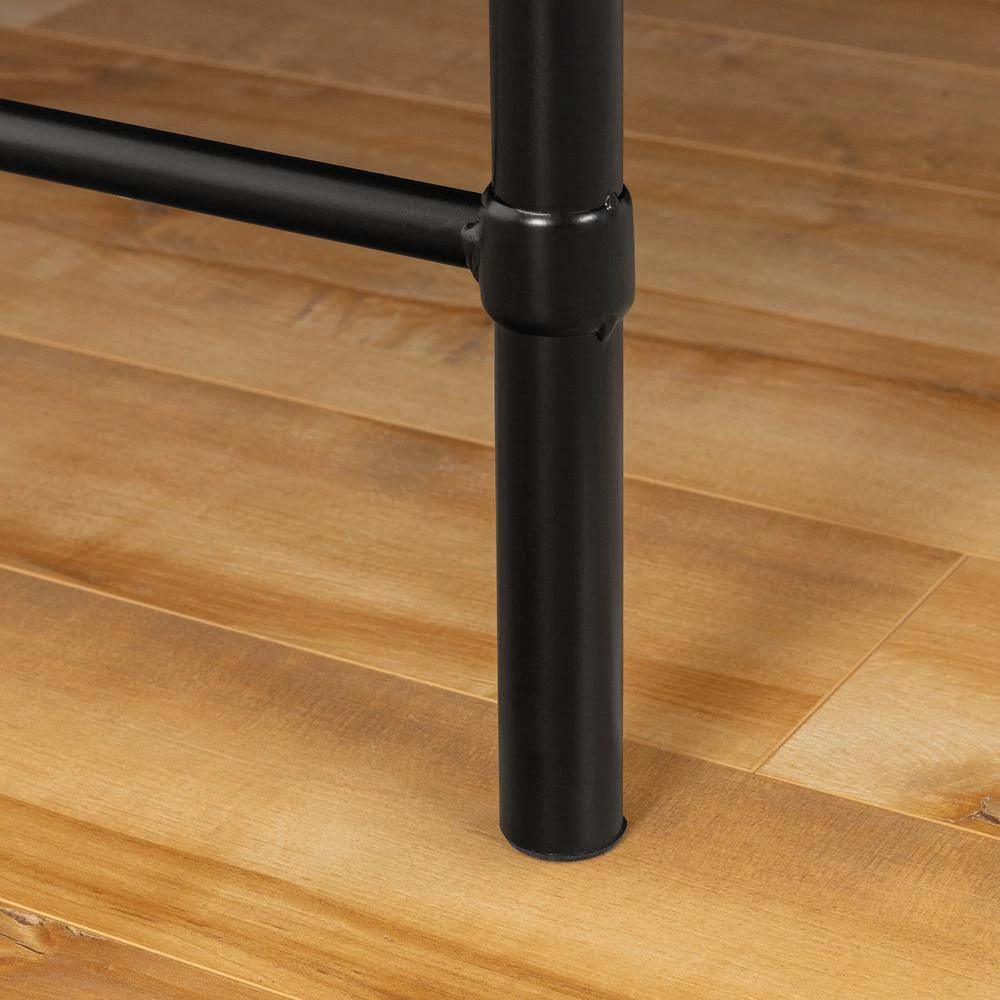 Sazena Matte Black Queen Size Bed 60.75 in. W with Headboard by South Shore 7 Sazena Matte Black Queen Size Bed 60.75 in. W with Headboard by South Shore - Image 7