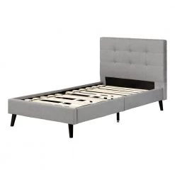 Fusion Medium Gray Twin Bed by South Shore