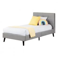 Fusion Medium Gray Twin Bed by South Shore 13 Fusion Medium Gray Twin Bed by South Shore -South Shore Shop medium gray south shore kids beds 12119 77 1000