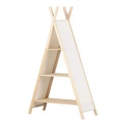 Sweedi Natural Cotton and Pine Teepee Shelving Unit by South Shore