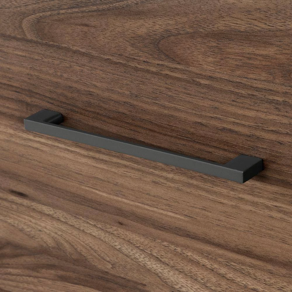 Olvyn 5-Drawer Chest Natural Walnut and Charcoal (33 in. W x 51 in. H) by South Shore 2 Olvyn 5-Drawer Chest Natural Walnut and Charcoal (33 in. W x 51 in. H) by South Shore - Image 2