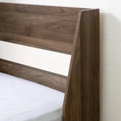 Yodi Natural Walnut and Pure White Twin Bed by South Shore -South Shore Shop natural walnut and pure white south shore kids beds 12181 1f 1000