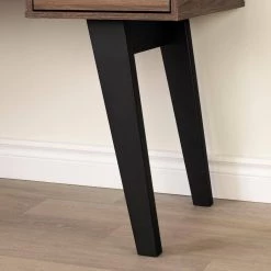 Helsy 30.25 in. x 59.5 in. x 23.5 in. Natural Walnut 3-Drawer Computer Desk by South Shore 22 Helsy 30.25 in. x 59.5 in. x 23.5 in. Natural Walnut 3-Drawer Computer Desk by South Shore -South Shore Shop natural walnut south shore computer desks 13306 76 1000