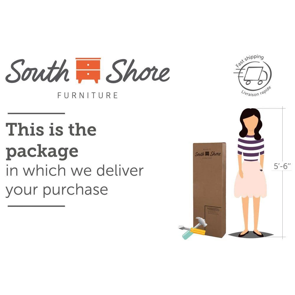 Helsy Natural Walnut Decorative Lateral File Cabinet with 2-Drawers by South Shore 2 Helsy Natural Walnut Decorative Lateral File Cabinet with 2-Drawers by South Shore - Image 2