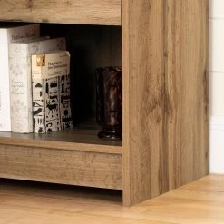 Tassio 1-Drawer Nordik Oak Nightstand 25 in X 17.75 in X 17 in by South Shore -South Shore Shop nordik oak south shore nightstands 13124 1f 1000