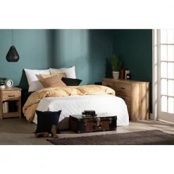 Tassio 1-Drawer Nordik Oak Nightstand 25 in X 17.75 in X 17 in by South Shore -South Shore Shop nordik oak south shore nightstands 13124 31 1000