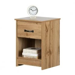Tassio 1-Drawer Nordik Oak Nightstand 25 in X 17.75 in X 17 in by South Shore -South Shore Shop nordik oak south shore nightstands 13124 fa 1000