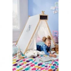 Sweedi Organic Cotton and Pine Play Tent with Chalkboard by South Shore -South Shore Shop organic cotton and pine south shore toy boxes 100369 1d 1000