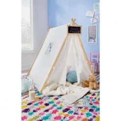 Sweedi Organic Cotton and Pine Play Tent with Chalkboard by South Shore -South Shore Shop organic cotton and pine south shore toy boxes 100369 66 1000
