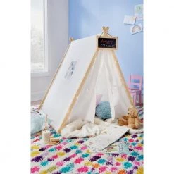 Sweedi Organic Cotton and Pine Play Tent with Chalkboard by South Shore -South Shore Shop organic cotton and pine south shore toy boxes 100369 d4 1000