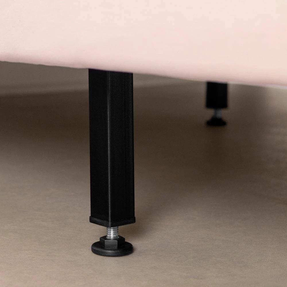 Maliza Pale Pink Queen Size Bed 64 in. W with Headboard by South Shore 2 Maliza Pale Pink Queen Size Bed 64 in. W with Headboard by South Shore - Image 2