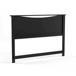 Step One Full/Queen-Size Headboard in Pure Black by South Shore -South Shore Shop pure black south shore headboards 3107270 1f 1000