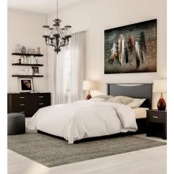 Step One Full/Queen-Size Headboard in Pure Black by South Shore -South Shore Shop pure black south shore headboards 3107270 31 1000
