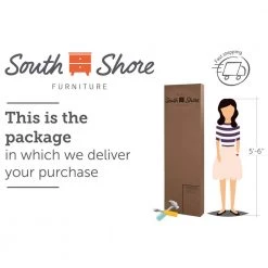 Step One Full/Queen-Size Headboard in Pure Black by South Shore -South Shore Shop pure black south shore headboards 3107270 44 1000