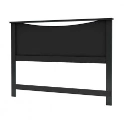 Step One Full/Queen-Size Headboard in Pure Black by South Shore -South Shore Shop pure black south shore headboards 3107270 77 1000