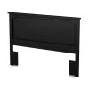 Fusion Pure Black Full/Queen Headboard by South Shore