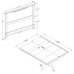 Step One Pure Black Queen Platform by South Shore -South Shore Shop pure black south shore platform beds 11275 44 1000