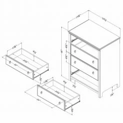 Cotton Candy 4-Drawer White and Rustic Oak Chest by South Shore -South Shore Shop pure white and rustic oak south shore kids dressers 12743 44 1000
