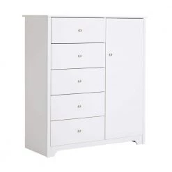 Vito Pure White Armoire by South Shore