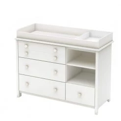 Little Smileys 4-Drawer Pure White Changing Table by South Shore