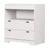 Reevo 2-Drawer Pure White Changing Table by South Shore