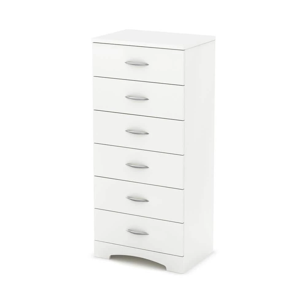 Step One 6-Drawer Pure White Chest by South Shore 1 Step One 6-Drawer Pure White Chest by South Shore