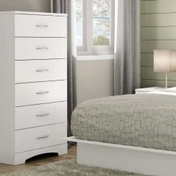 Step One 6-Drawer Pure White Chest by South Shore 12 Step One 6-Drawer Pure White Chest by South Shore -South Shore Shop pure white south shore chest of drawers 3160066 c3 1000
