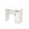 33.8 in. Rectangular Pure White Computer Desks with Storage Door by South Shore