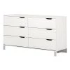 Kanagane 6 -Drawer Pure White Dresser by South Shore