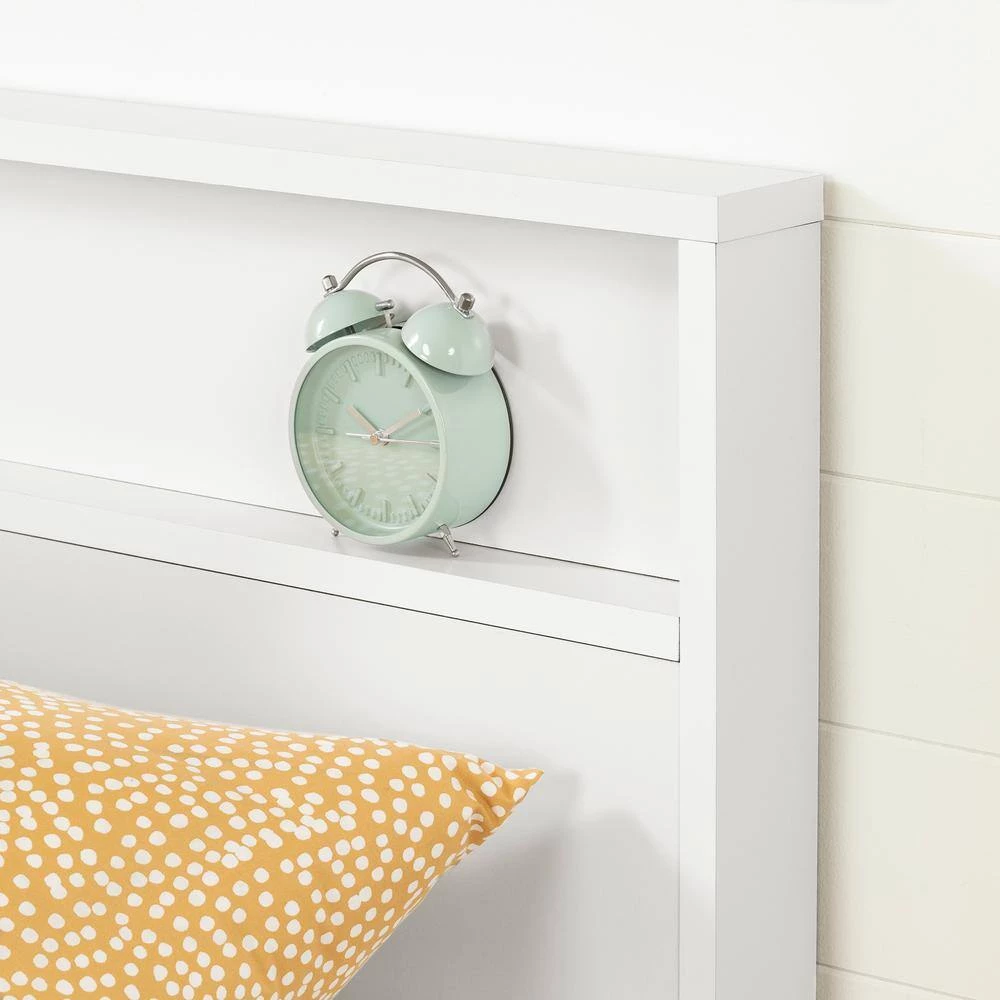 Kanagane Pure White Full/Queen Headboard by South Shore 4 Kanagane Pure White Full/Queen Headboard by South Shore - Image 4