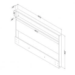 Kanagane Pure White Full/Queen Headboard by South Shore 11 Kanagane Pure White Full/Queen Headboard by South Shore -South Shore Shop pure white south shore headboards 12282 44 1000