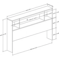 Fusion Pure White Full Size Headboard with Storage by South Shore -South Shore Shop pure white south shore headboards 13846 77 1000