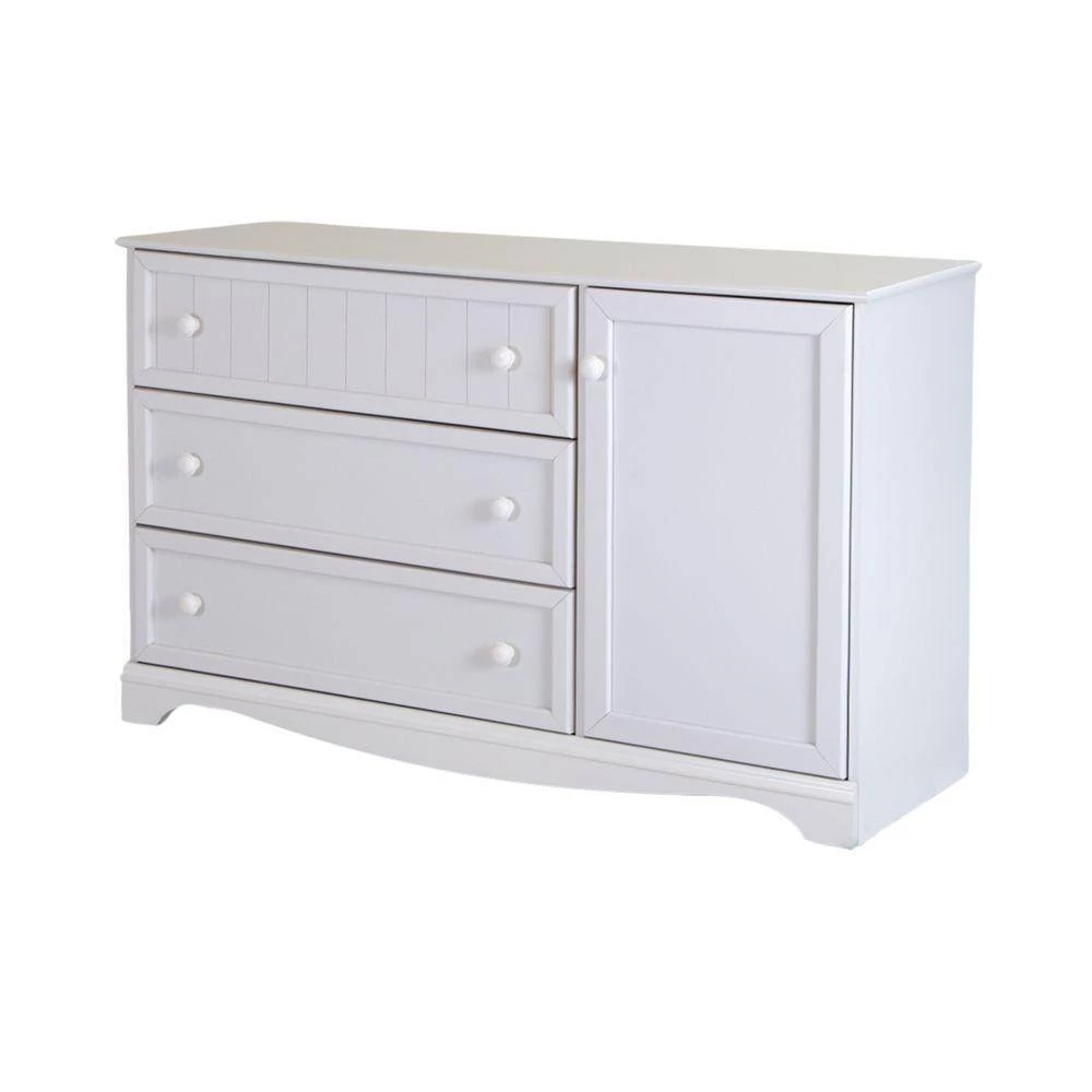 Savannah 3-Drawer Pure White Dresser by South Shore 5 Savannah 3-Drawer Pure White Dresser by South Shore - Image 5