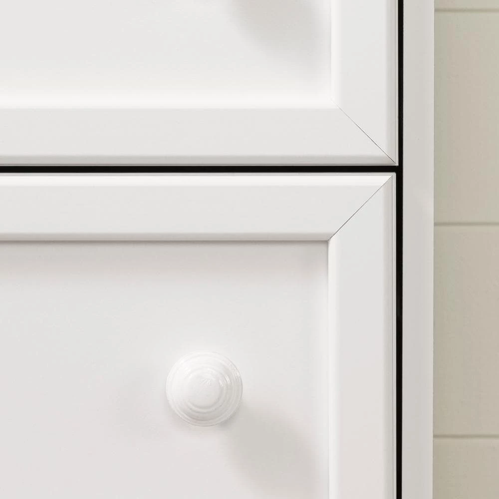 Savannah 4-Drawer Pure White Chest by South Shore 6 Savannah 4-Drawer Pure White Chest by South Shore - Image 6