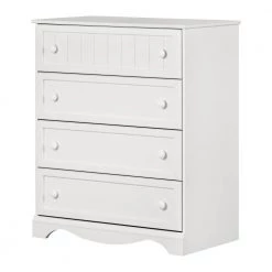 Savannah 4-Drawer Pure White Chest by South Shore