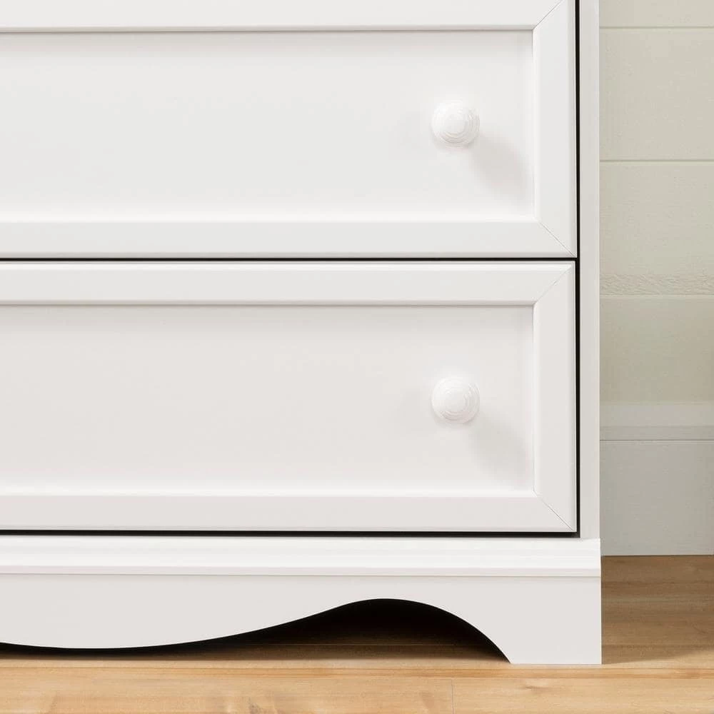 Savannah 4-Drawer Pure White Chest by South Shore 7 Savannah 4-Drawer Pure White Chest by South Shore - Image 7