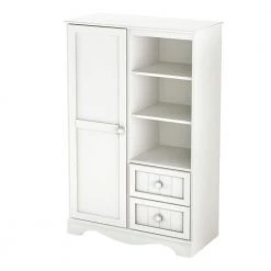 Savannah Pure White Armoire by South Shore