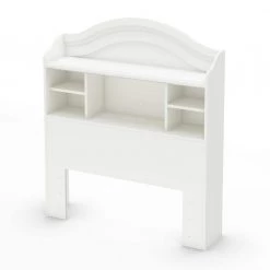 Savannah Pure White Twin Kids Headboard by South Shore