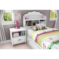 Tiara Pure White Twin Headboard by South Shore -South Shore Shop pure white south shore kids headboards 3650098 c3 1000