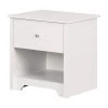 Vito 1-Drawer Nightstand in Pure White by South Shore