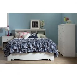 Crystal 1-Drawer Pure White Nightstand by South Shore -South Shore Shop pure white south shore nightstands 3550062 31 1000