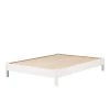Munich Pure White Full Size Platform Bed 58.25 in. W by South Shore