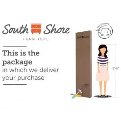 Fusion Pure White Full Size Bed 55.5 in. W with 3-Drawers by South Shore 12 Fusion Pure White Full Size Bed 55.5 in. W with 3-Drawers by South Shore -South Shore Shop pure white south shore platform beds 13845 1d 1000