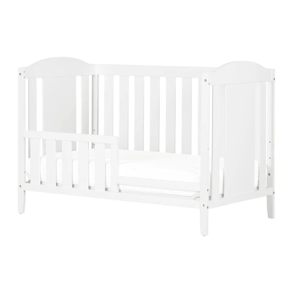 Angel Pure White Toddler Rail for Baby Crib by South Shore 5 Angel Pure White Toddler Rail for Baby Crib by South Shore - Image 5