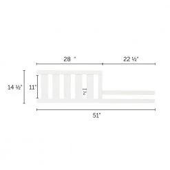 Angel Pure White Toddler Rail for Baby Crib by South Shore 8 Angel Pure White Toddler Rail for Baby Crib by South Shore -South Shore Shop pure white south shore toddler beds 12530 77 1000